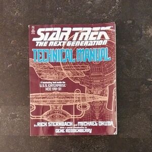 Star Trek The Next Generation Technical Manual - Maroon & Teal Cover